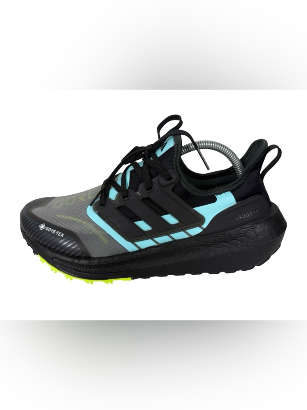 Adidas UltraBoost Light GORE TEX Shoes Mens 8.5 Black Athletic Running Sneakers - Picture 4 of 13